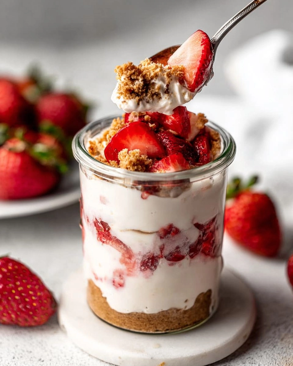Valentine Strawberry Cheesecake Overnight Oats 95 Valentine Strawberry Cheesecake Overnight Oats