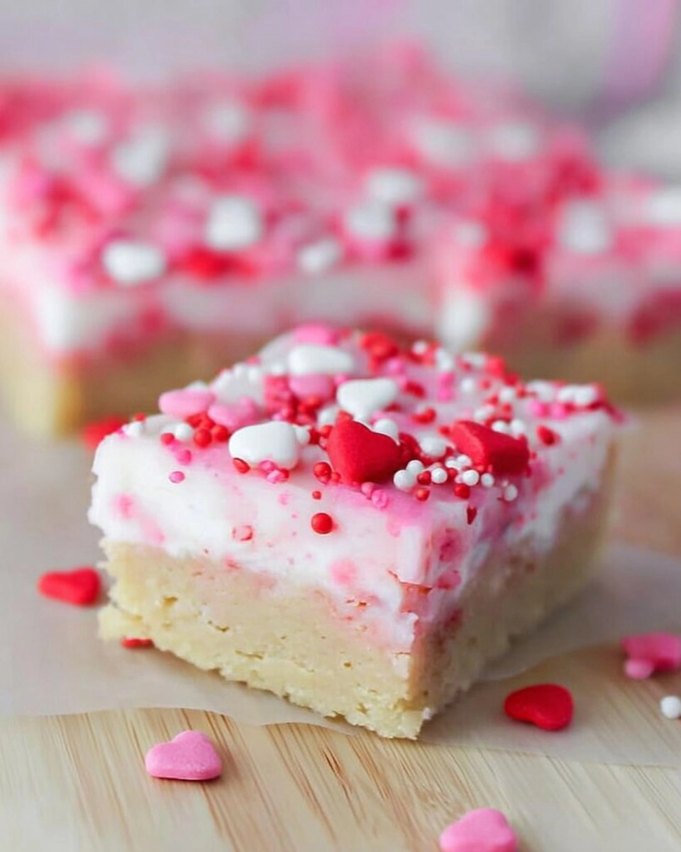 Valentine Sugar Cookie Bars