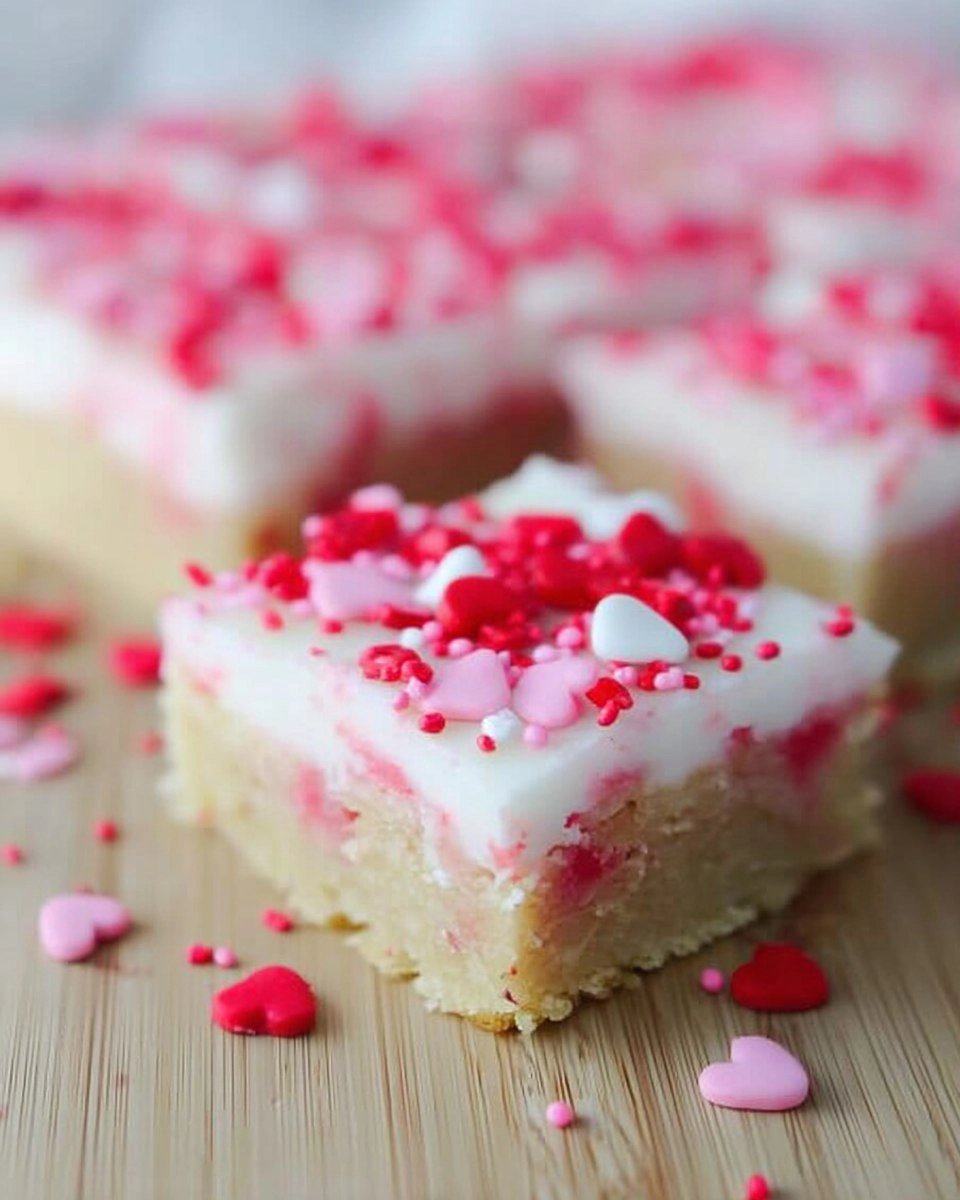 Valentine Sugar Cookie Bars