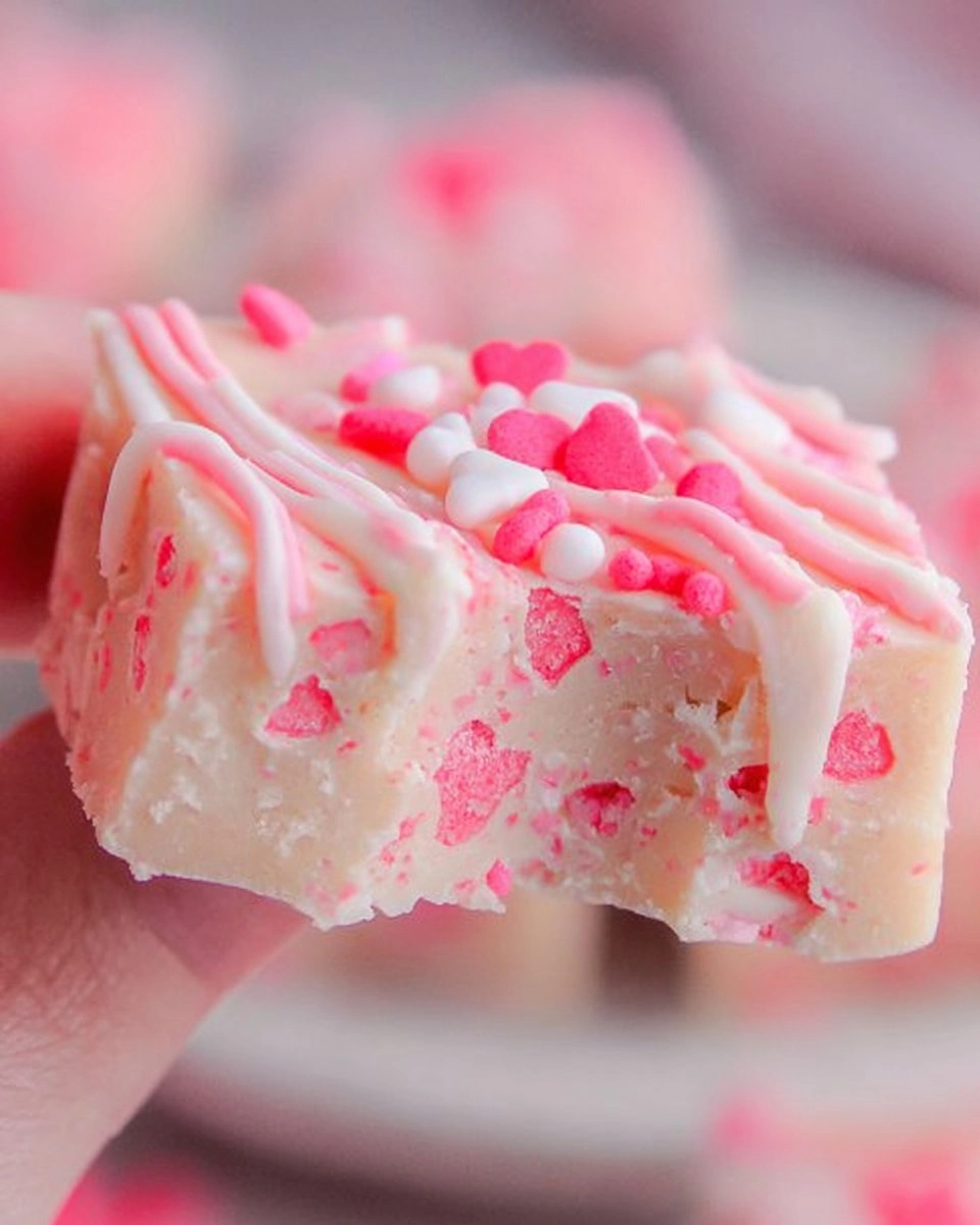 Valentine’s Day Sugar Cookie Fudge