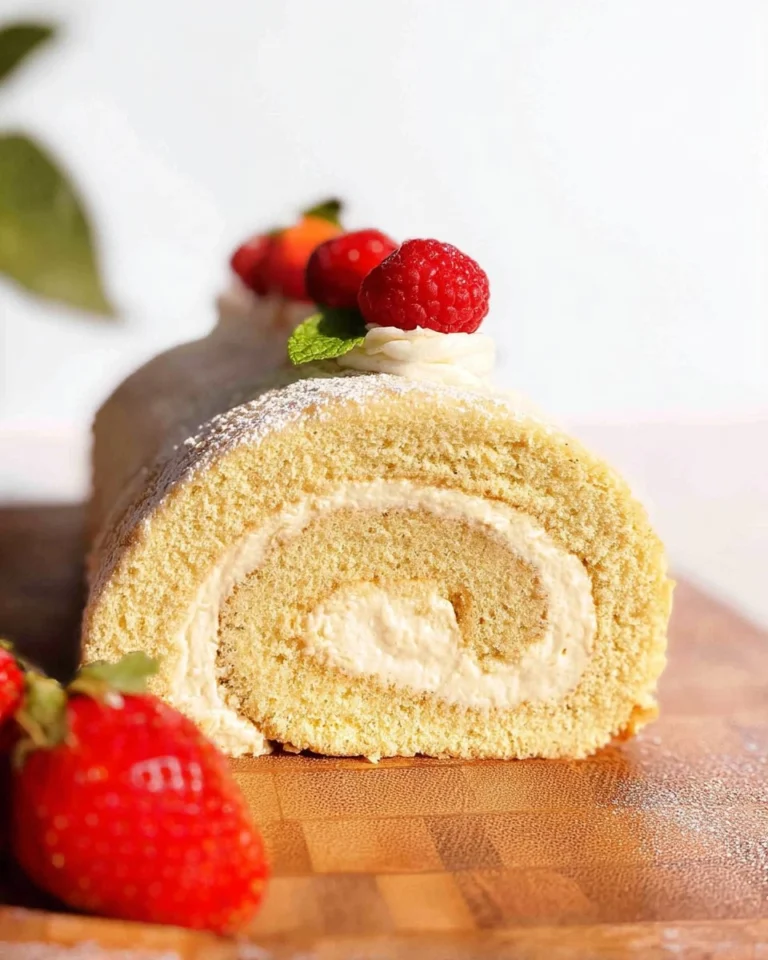 Vanilla-Swiss-Roll-Cake-Recipe