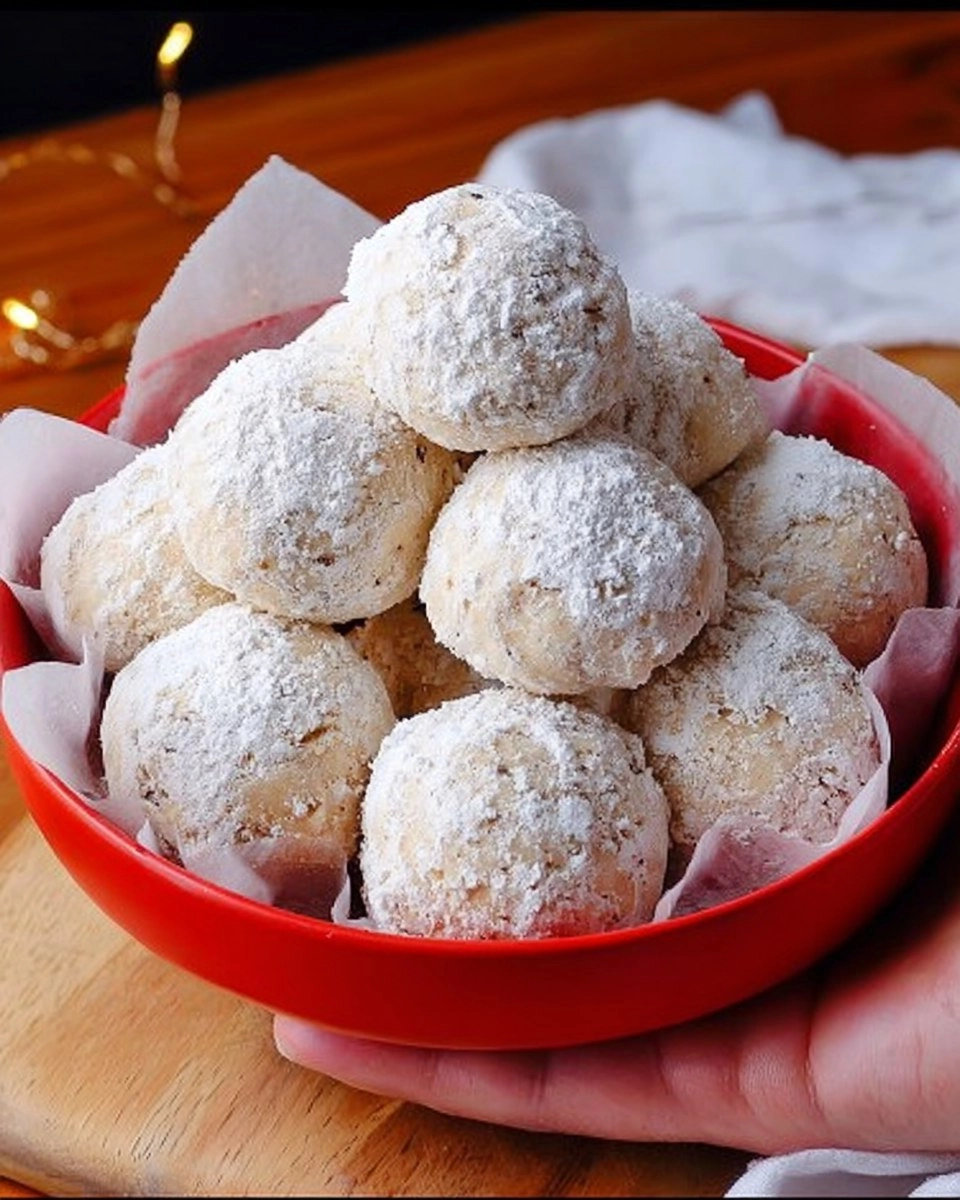 christmas Snowball Cookies