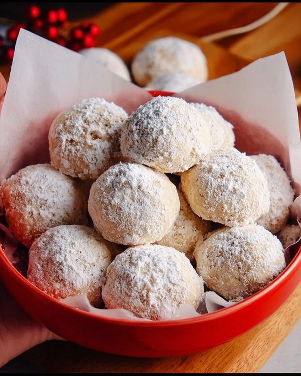 christmas Snowball Cookies