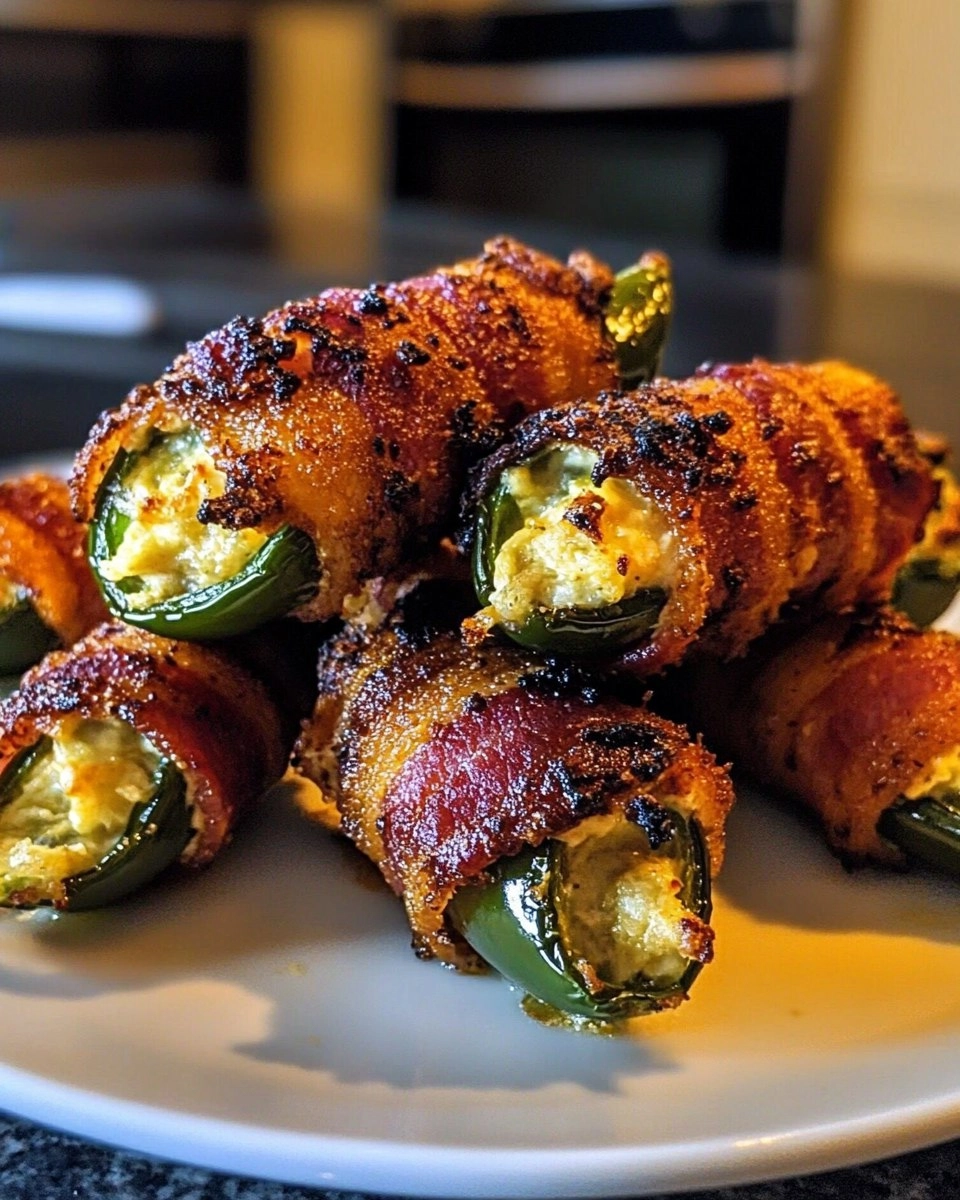 Bacon-Wrapped Jalapeño Poppers