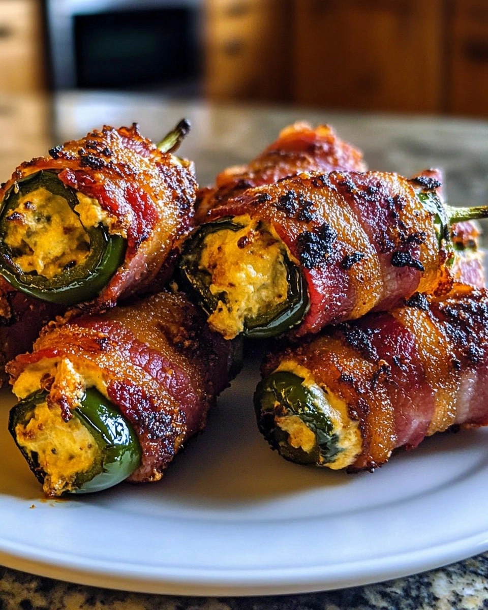 Bacon-Wrapped Jalapeño Poppers