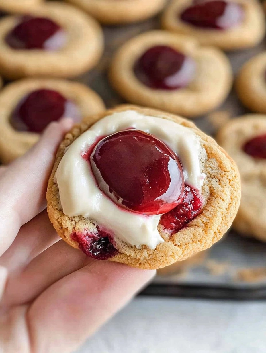 Cherry Cheesecake Cookies