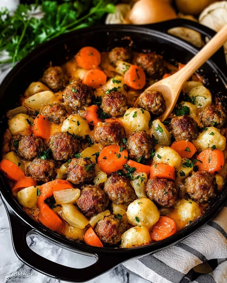 Classic-Meatball-Casserole-Recipe