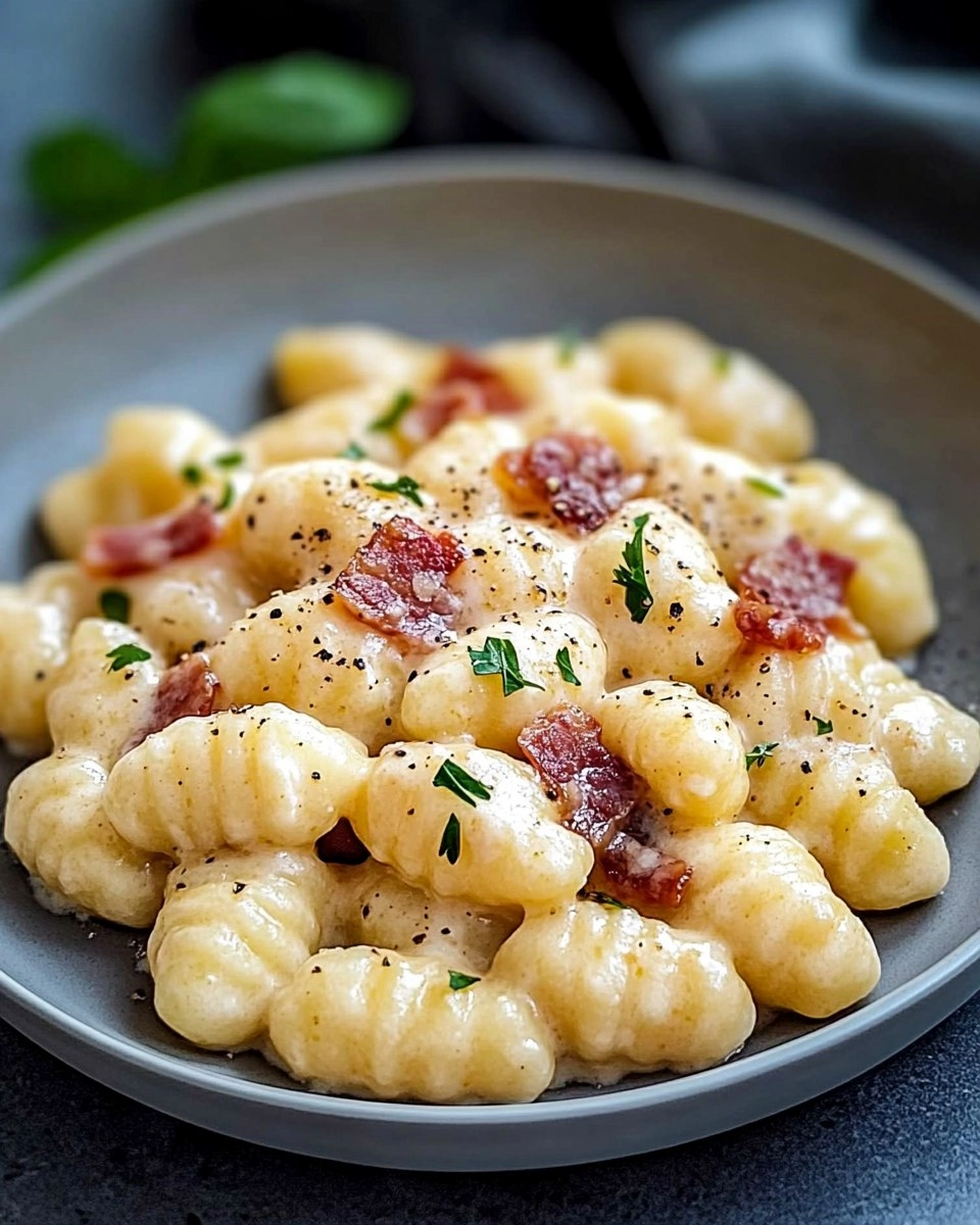 Creamy Pancetta Gnocchi 