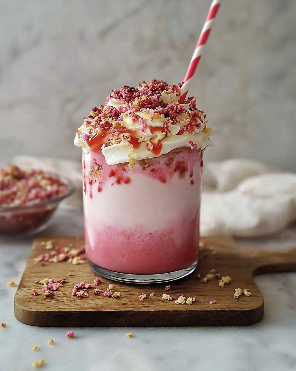 Cupid Float Valentine's Day Drink