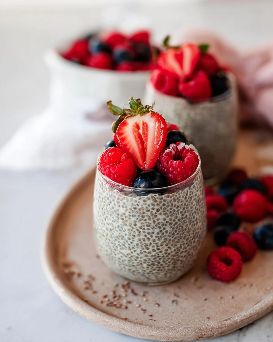 Easy Chia Pudding Valentine