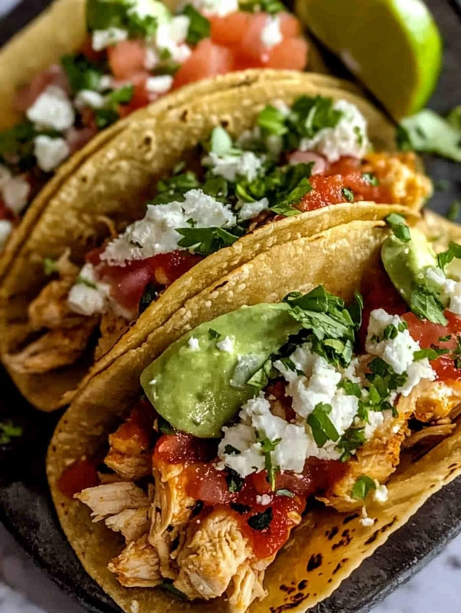 Easy Chicken Street Tacos
