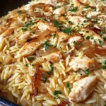 French Onion Chicken Orzo 118 French-Onion-Chicken-Orzo-Recipe