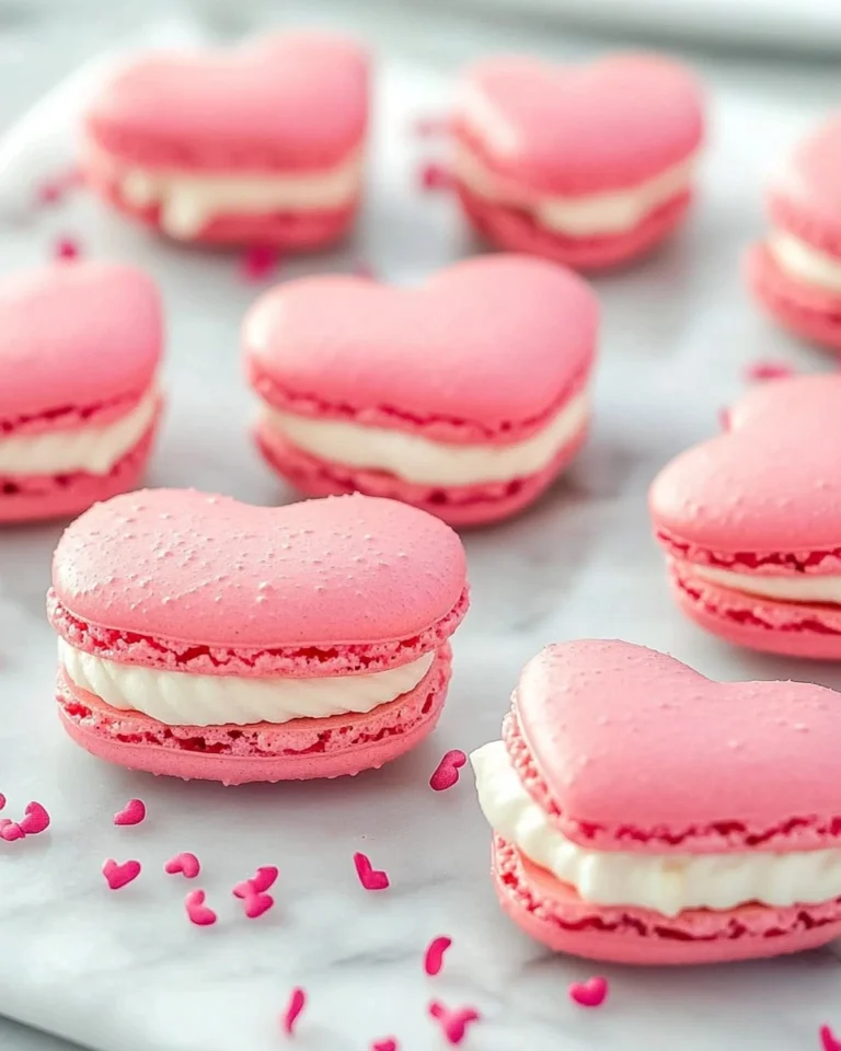 Galentines-Brunch-Foods-Heart-Shaped-Macarons-Recipe