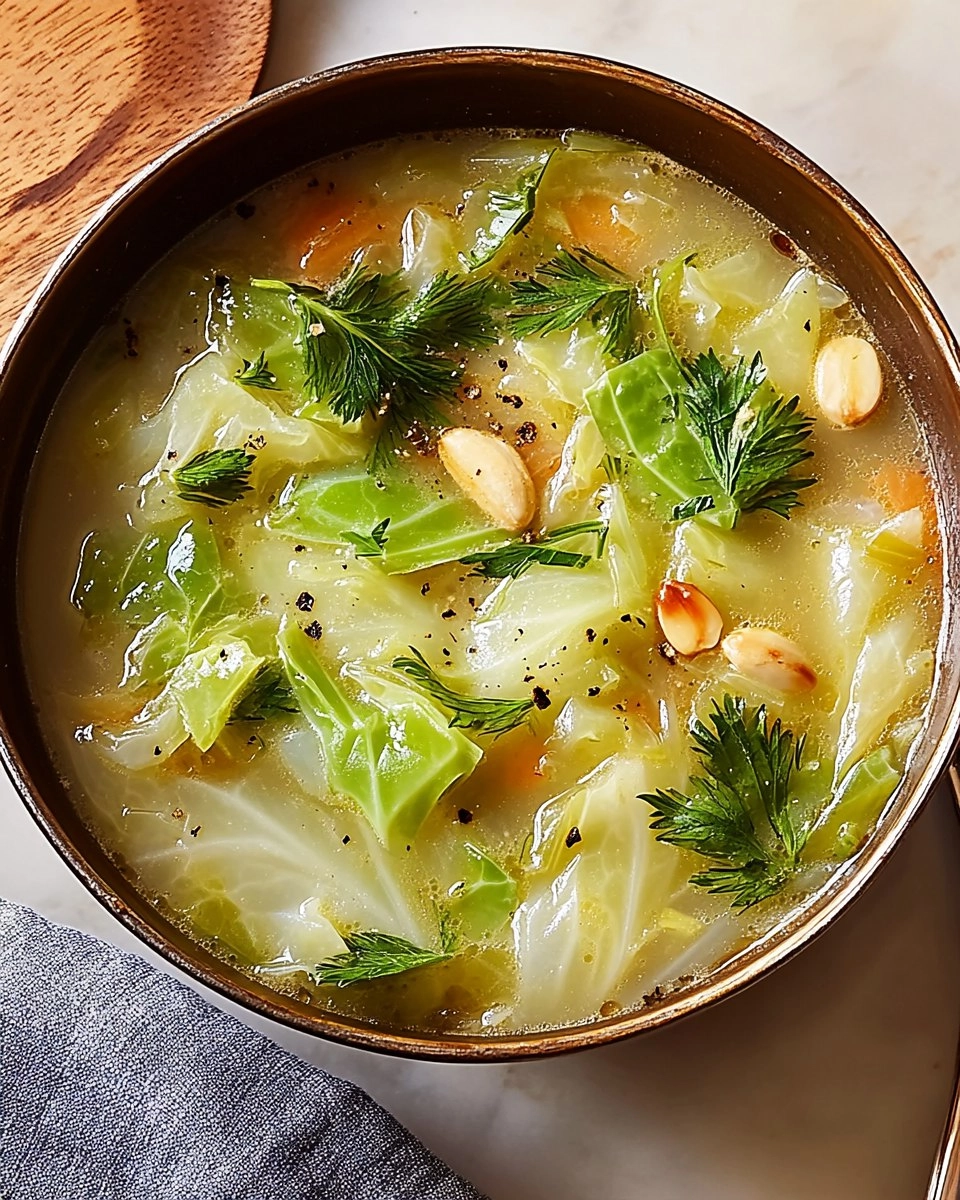 Garlicky Cabbage Soup