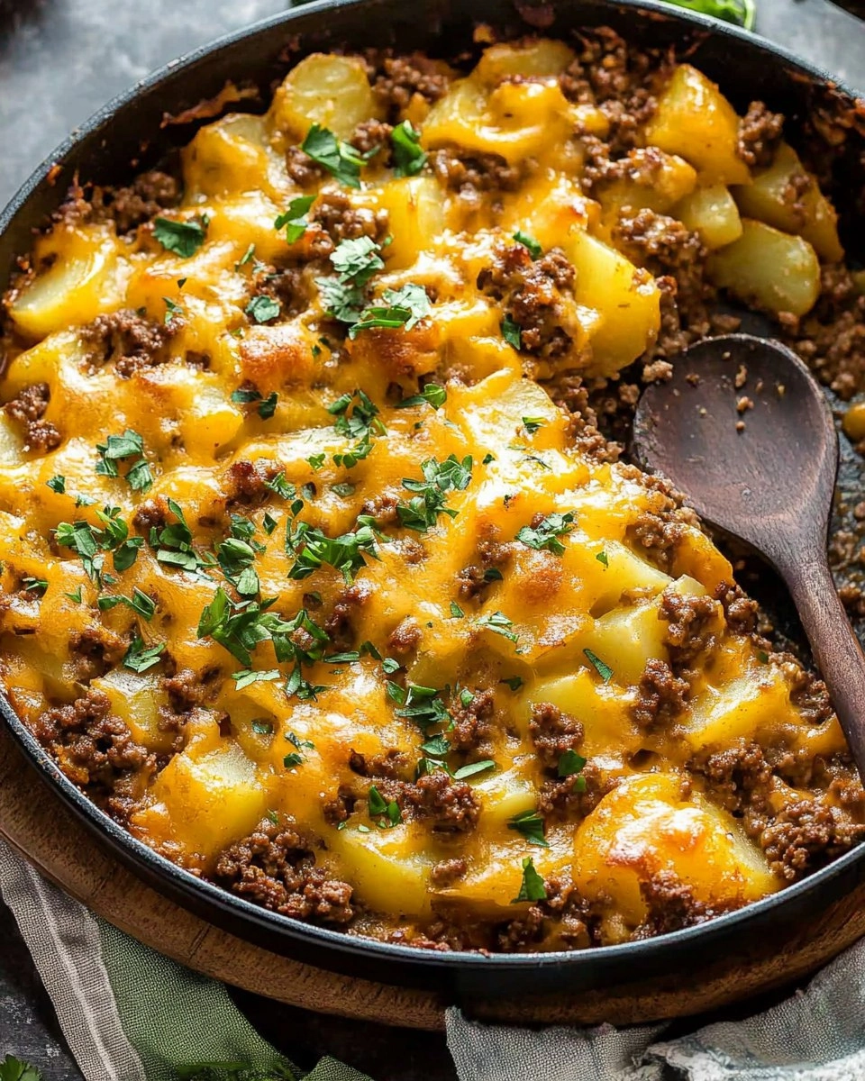 Ground Beef Potato Casserole