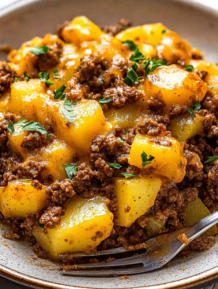 Ground Beef Potato Casserole