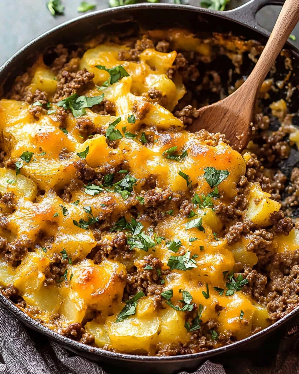Ground Beef Potato Casserole