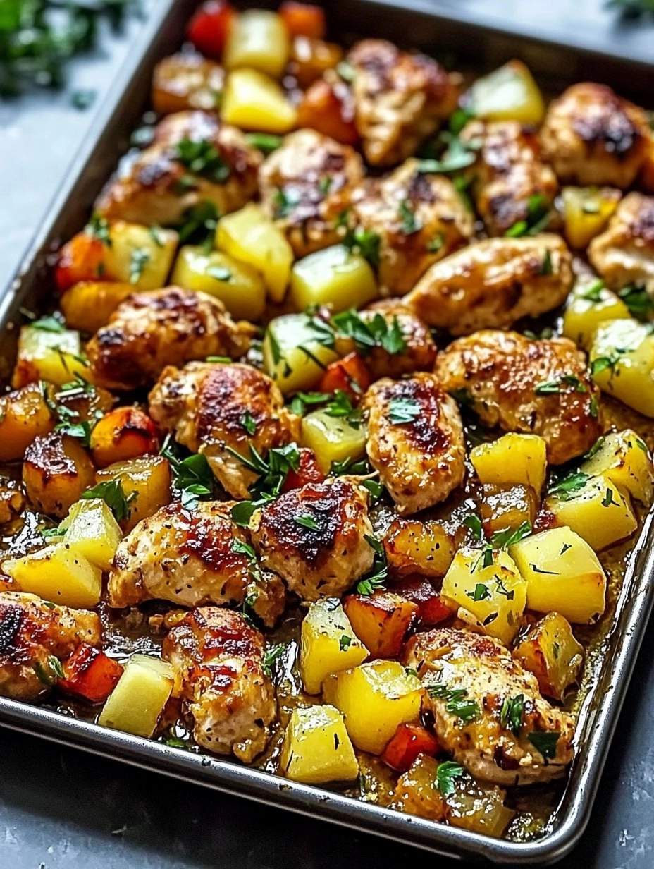 Hawaiian Chicken Sheet Pan 116 Hawaiian Chicken Sheet Pan