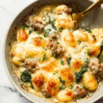 Healthy-Pesto-Sausage-Gnocchi-Bake-Recipe