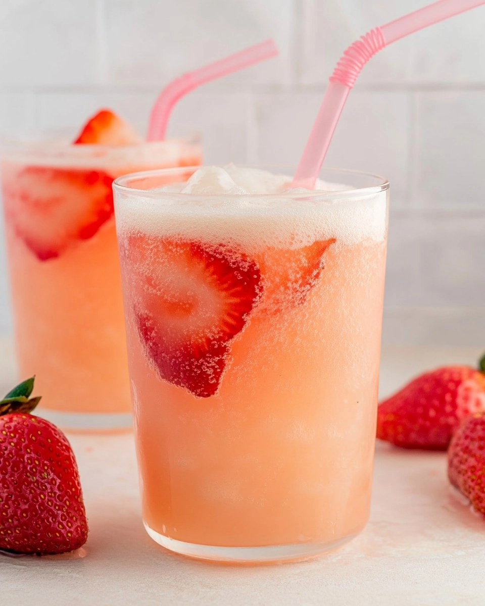 Healthy Pink Drink Strawberry Refresher (Whole30, Caffeine-Free, Vegan)
