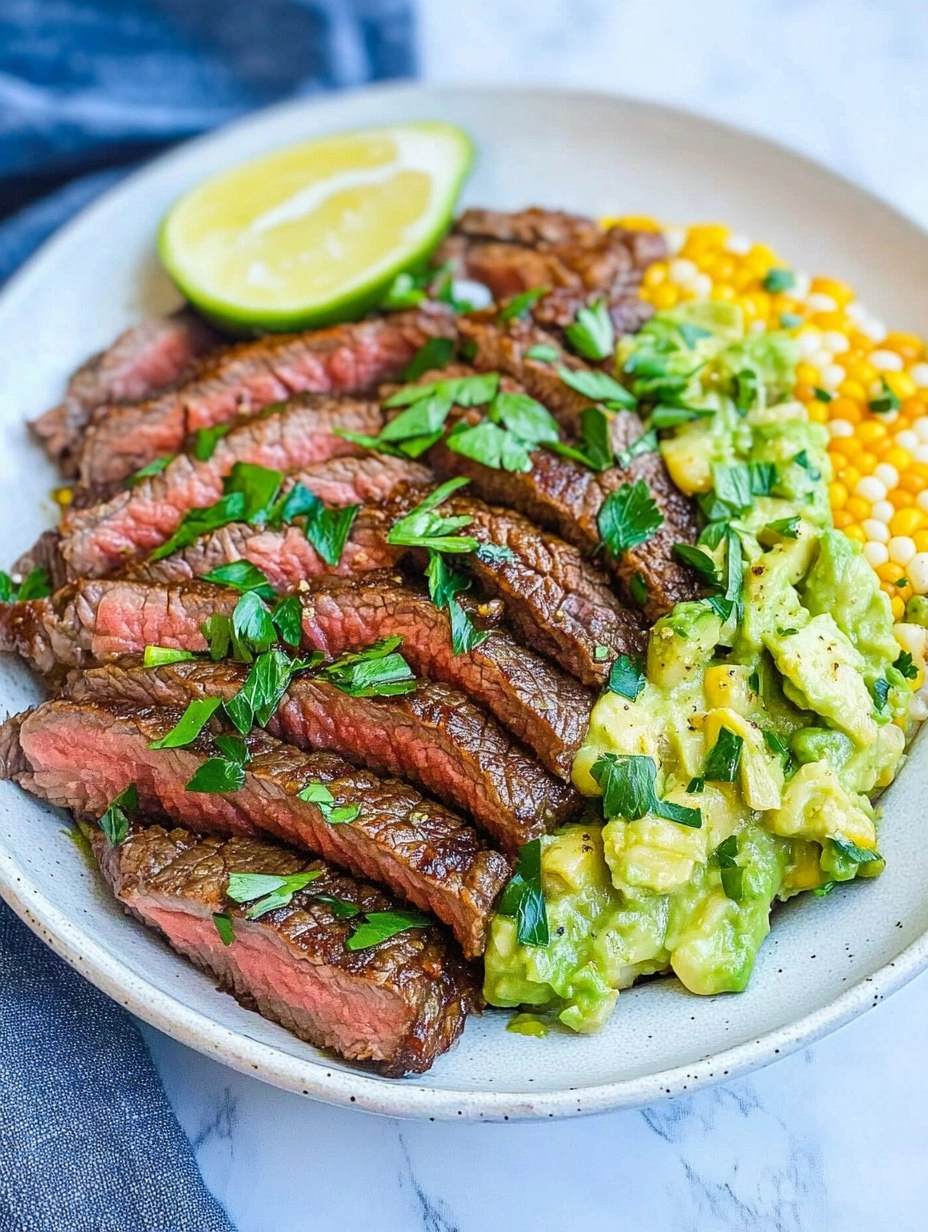 Healthy Steak Avocado Corn Bowl 126 Healthy Steak Avocado Corn Bowl