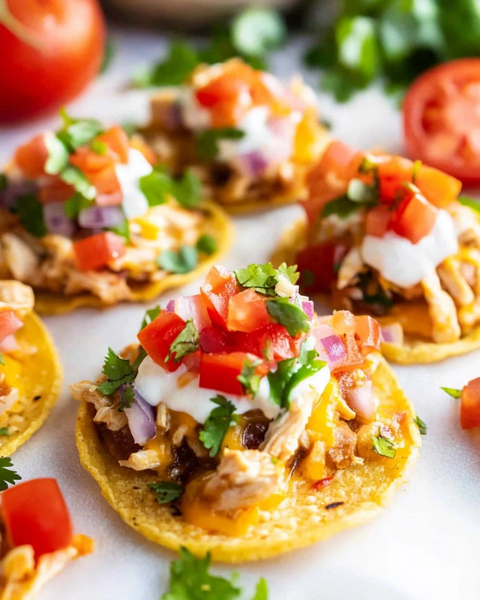 Mini Chicken Tostadas
