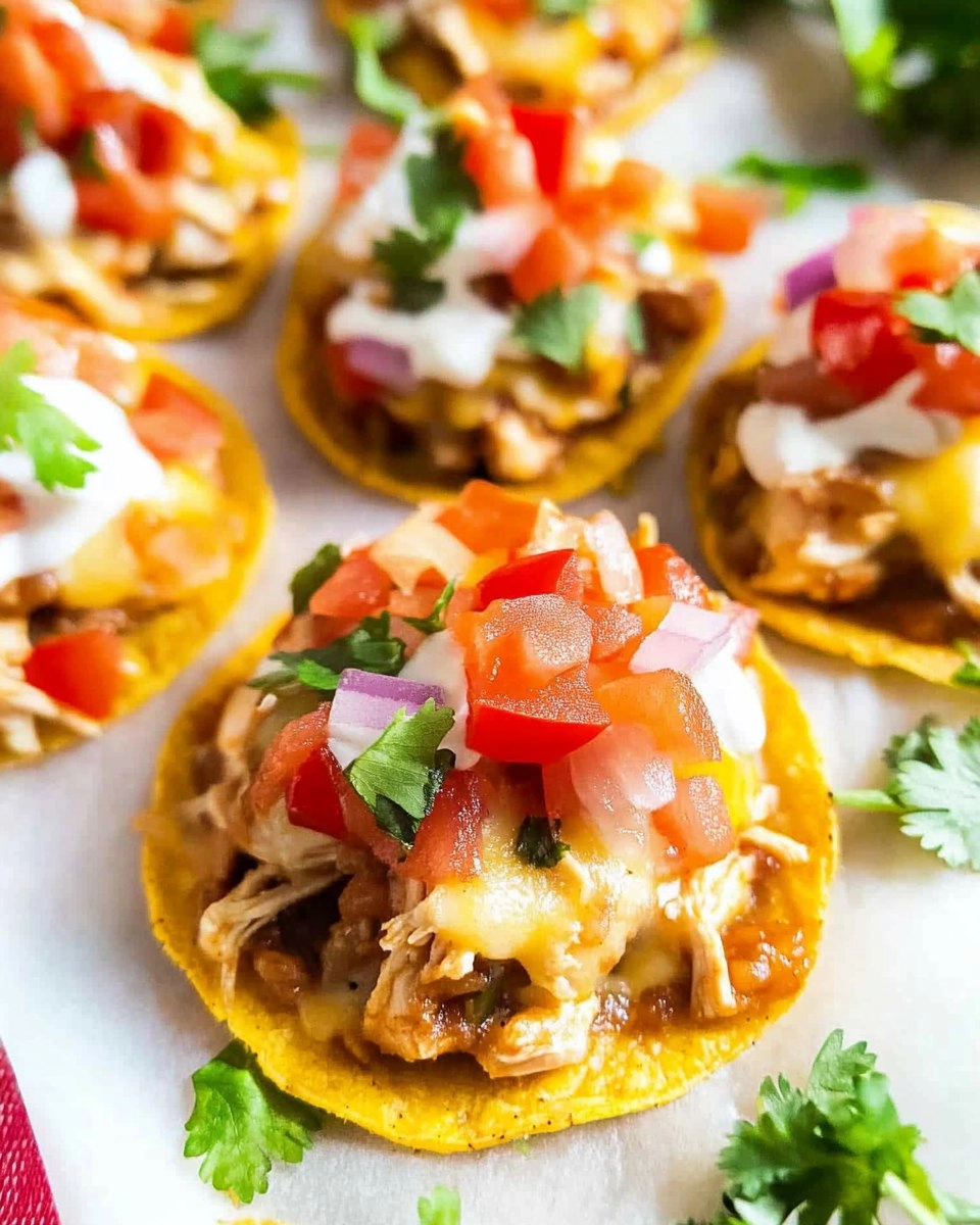 Mini Chicken Tostadas