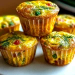 Mini-Frittata-Muffins-with-Dill-Recipe
