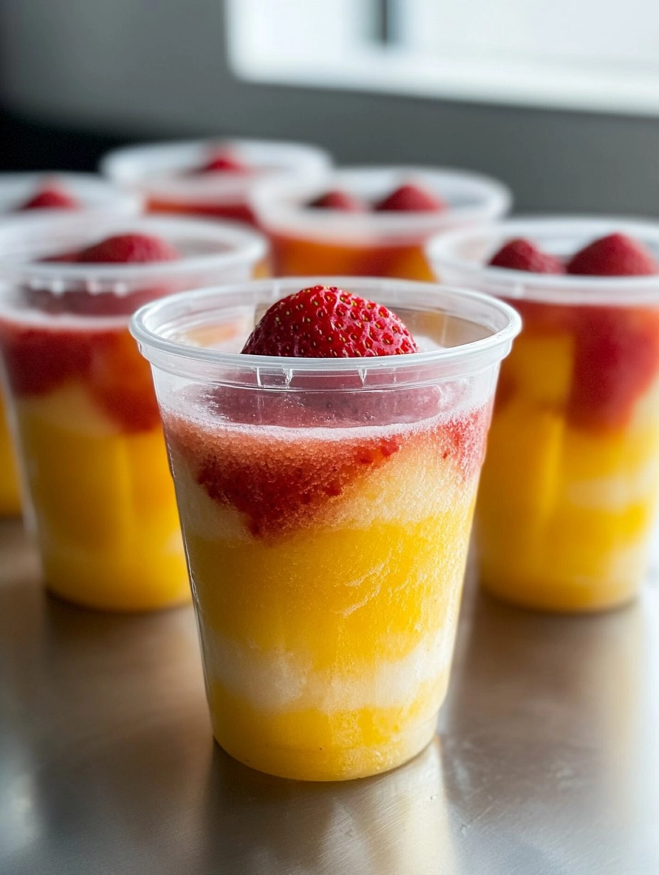 Pineapple Strawberry Swirled Slushies – Your Ultimate Refreshing Summer Drink!