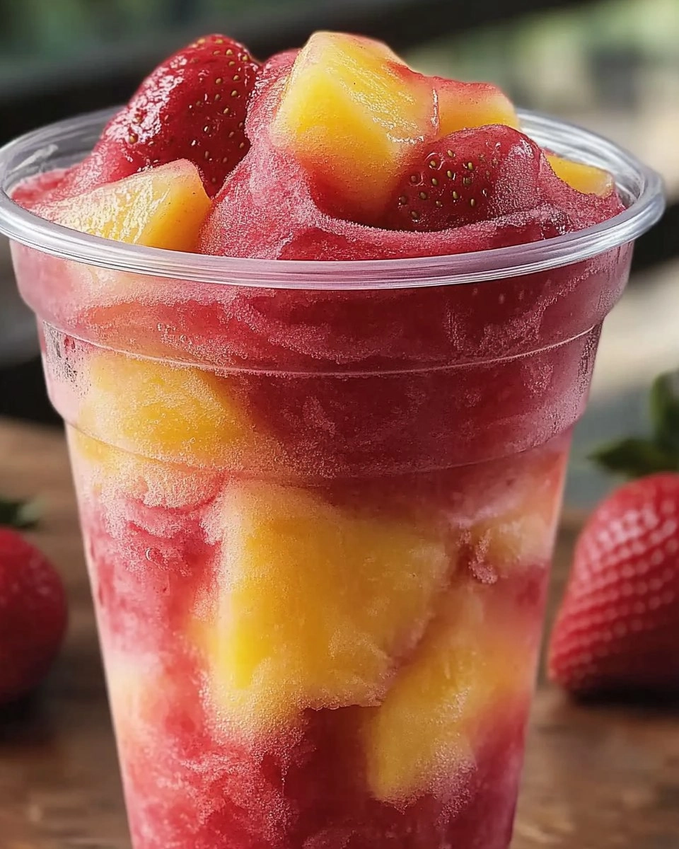 Pineapple Strawberry Swirled Slushies – Your Ultimate Refreshing Summer Drink!