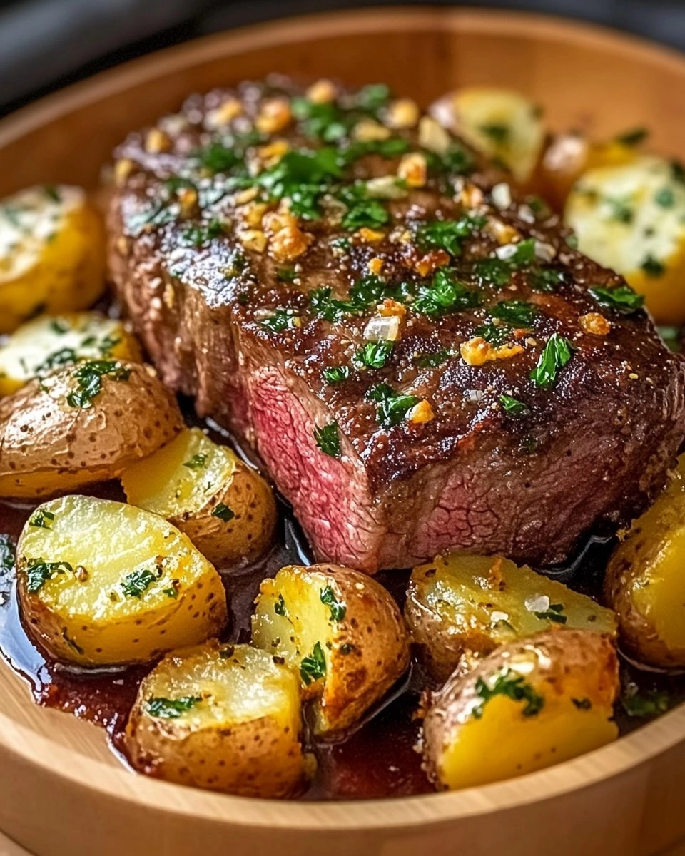Roast Sirloin with Potato Bake 85 Roast Sirloin with Potato Bake