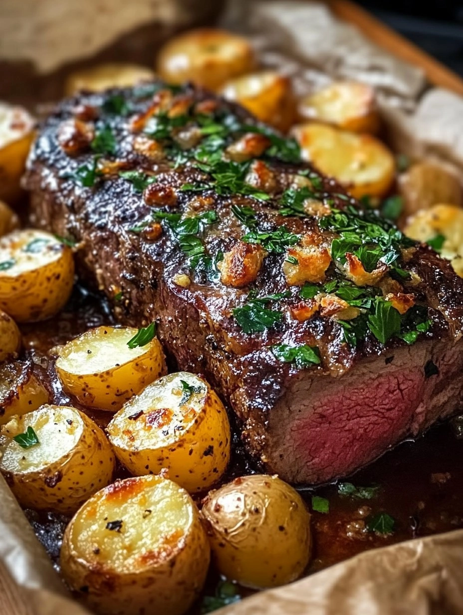 Roast Sirloin with Potato Bake 86 Roast Sirloin with Potato Bake