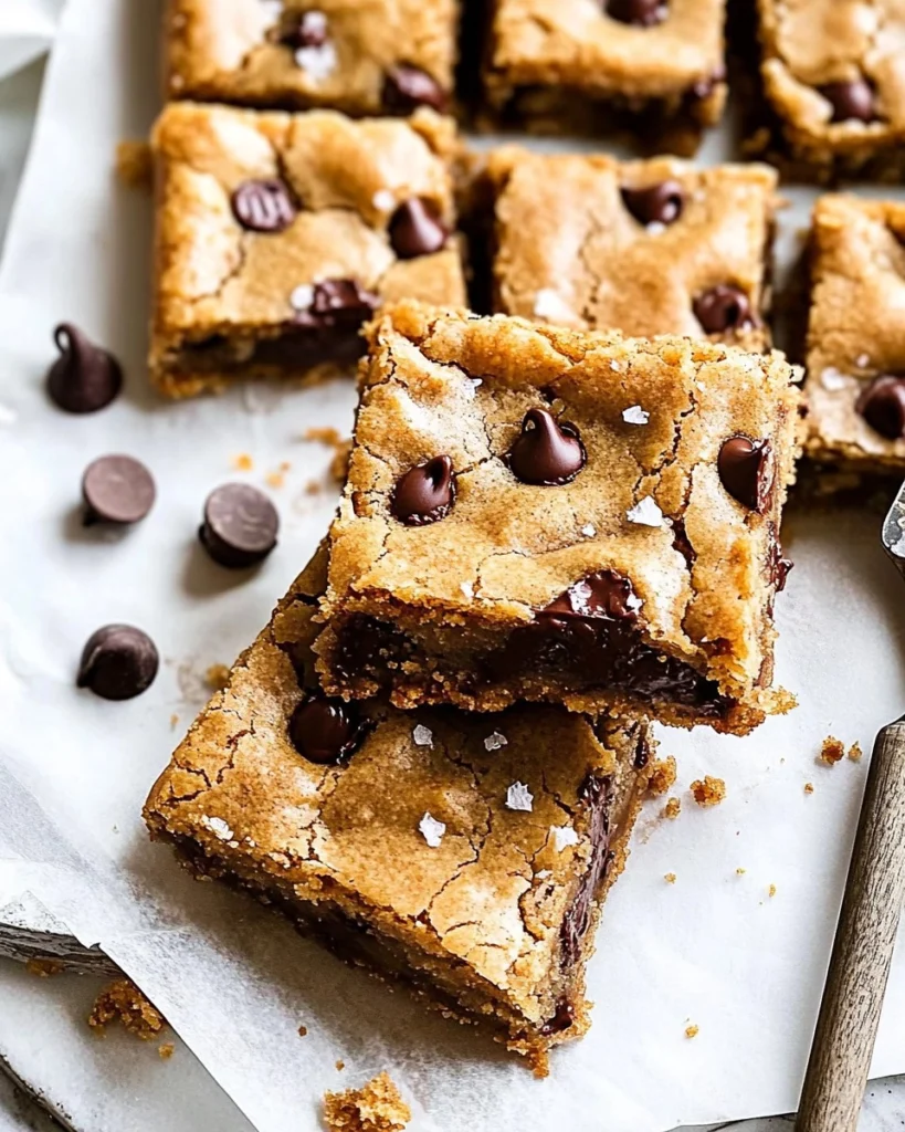 Salted-Brown-Butter-Chocolate-Chip-Cookie-Bars-Recipe