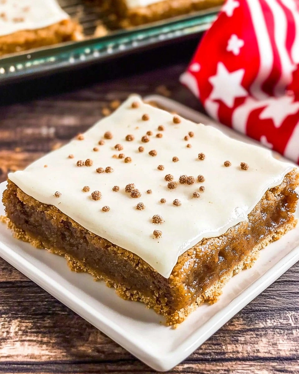Spiced Gingerbread Bars