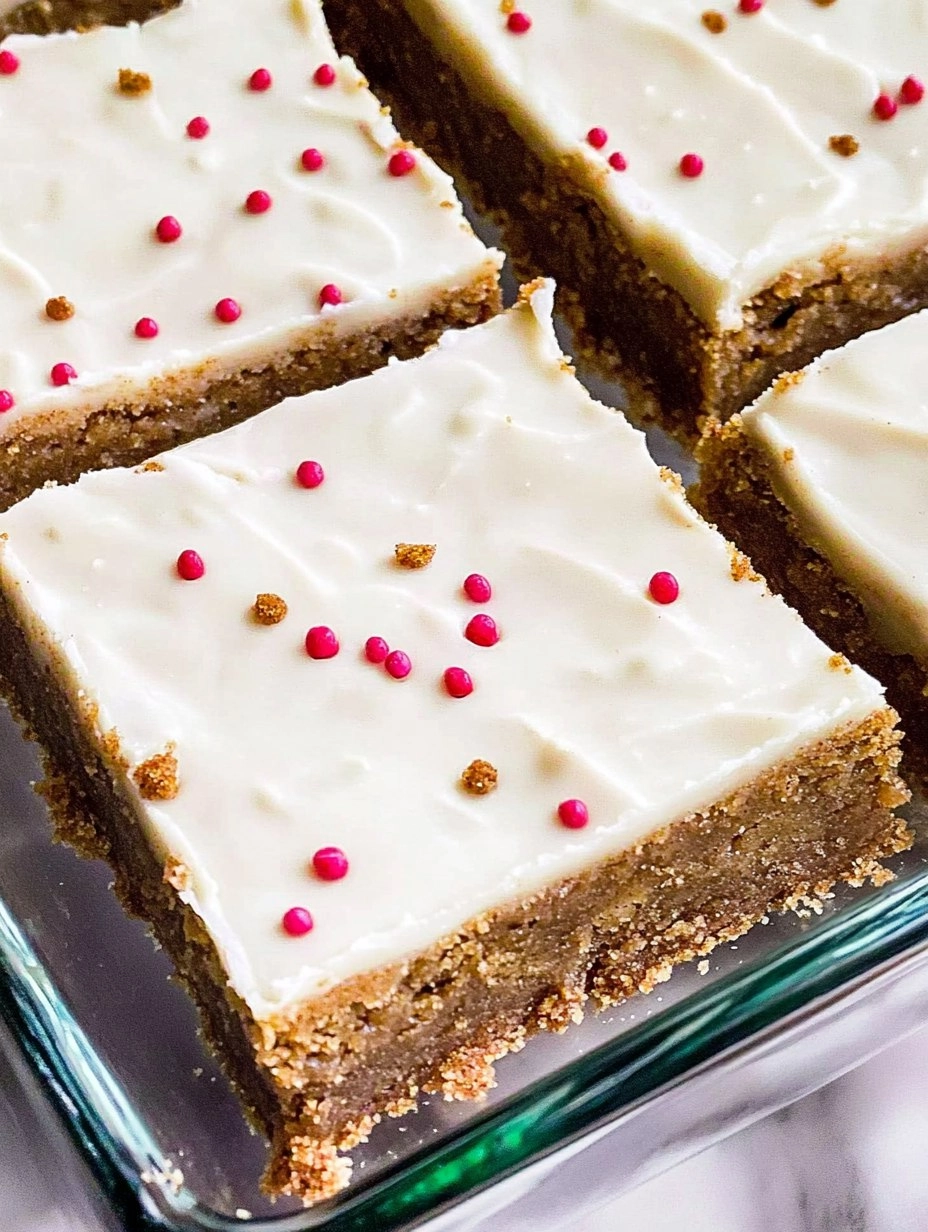 Spiced Gingerbread Bars