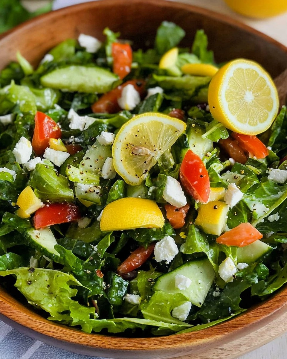 Spring Green Salad | Fresh Chopped Salad with Lemon Dressing 145 Spring Green Salad | Fresh Chopped Salad with Lemon Dressing