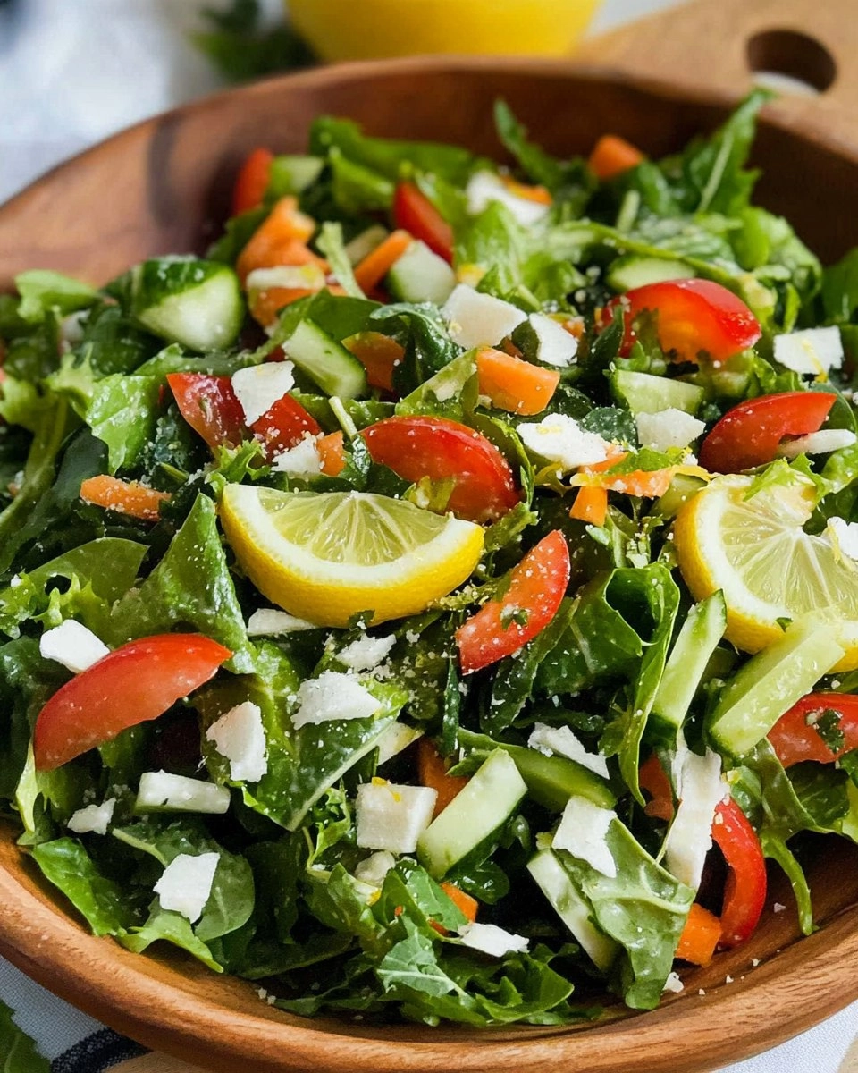 Spring Green Salad | Fresh Chopped Salad with Lemon Dressing 147 Spring Green Salad | Fresh Chopped Salad with Lemon Dressing