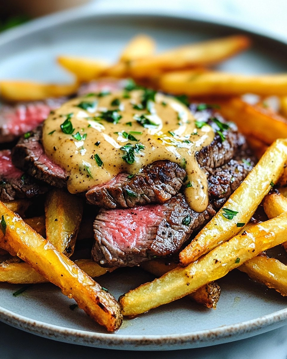 Steak Frites with Honey Dijon Aioli 