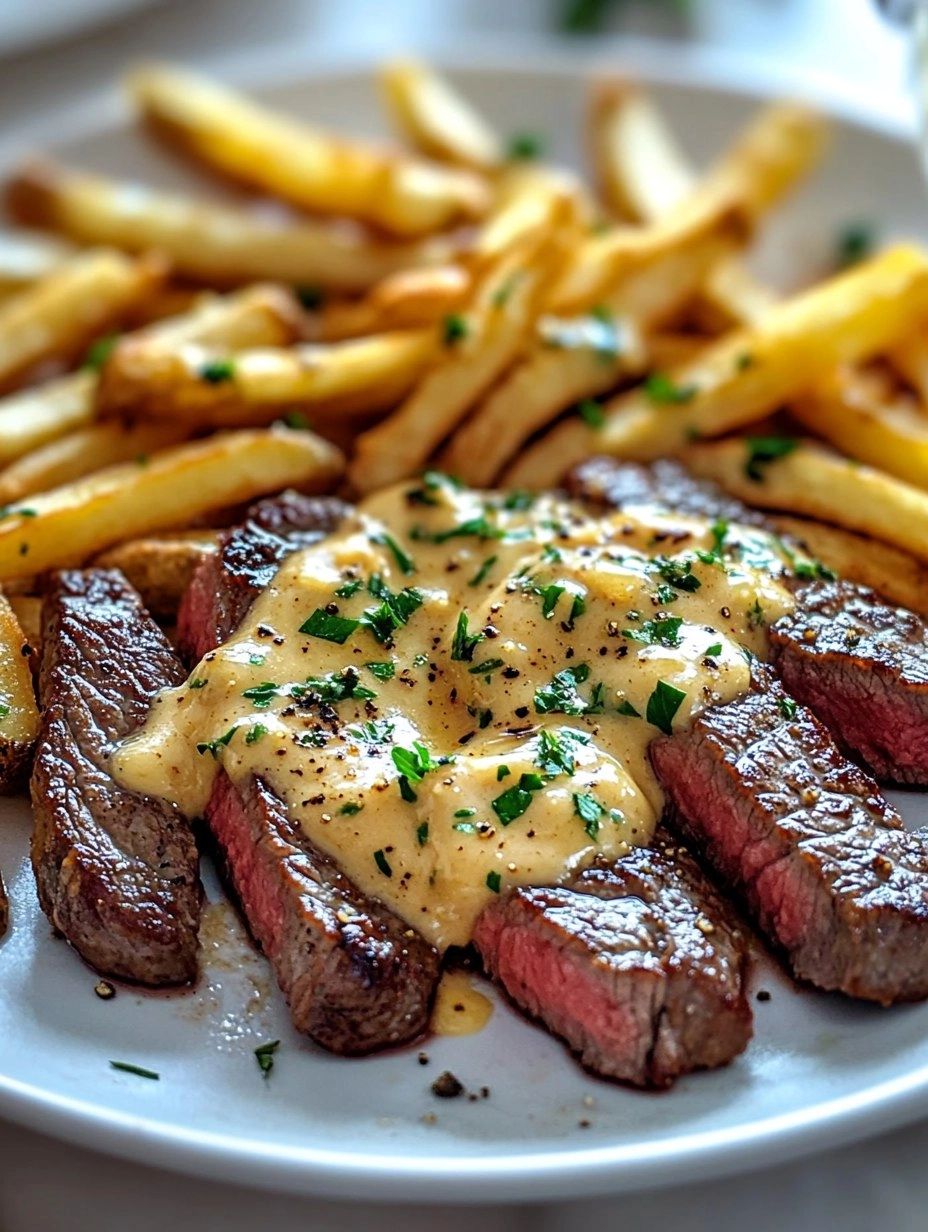Steak Frites with Honey Dijon Aioli 