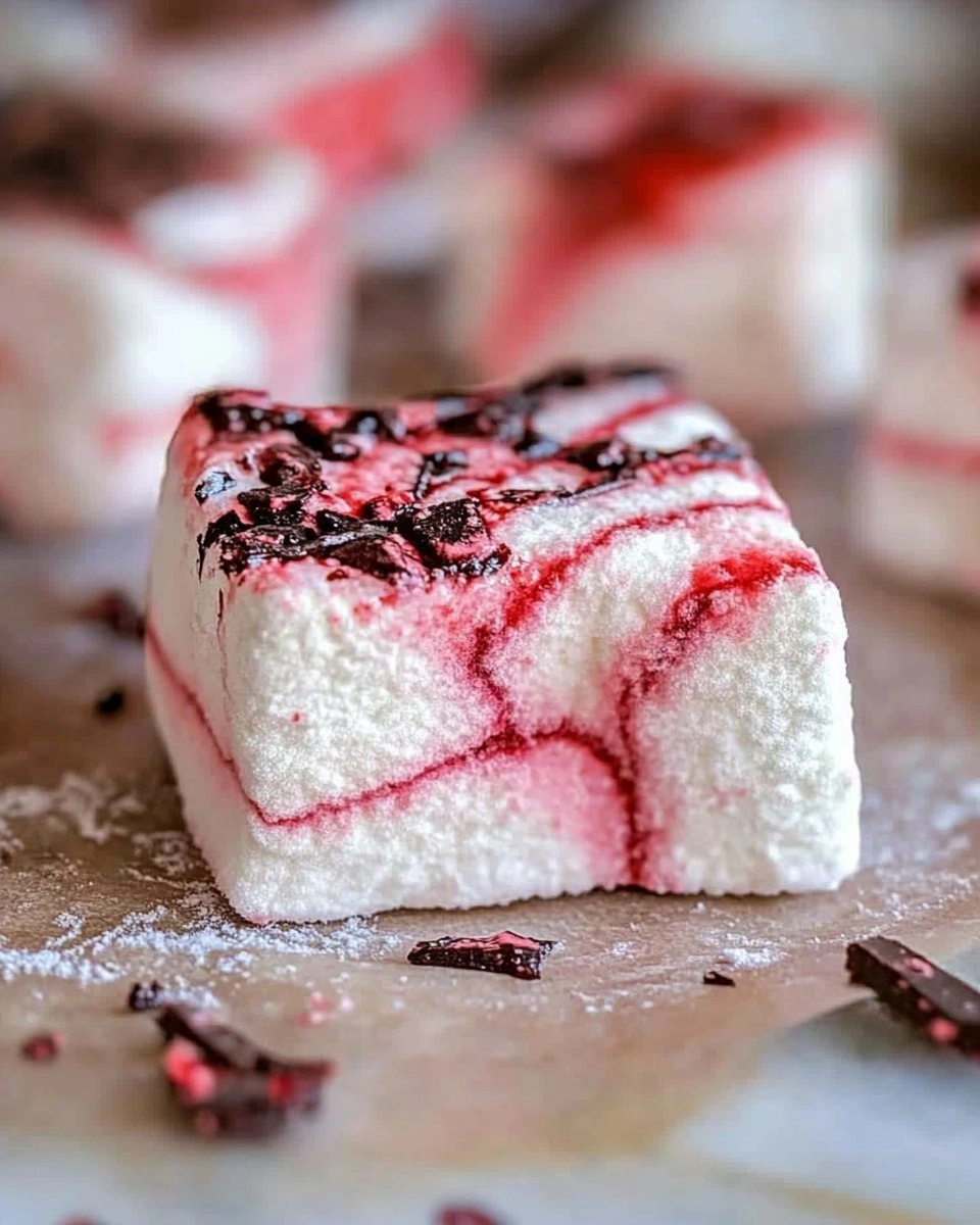 Strawberry Swirl Marshmallows