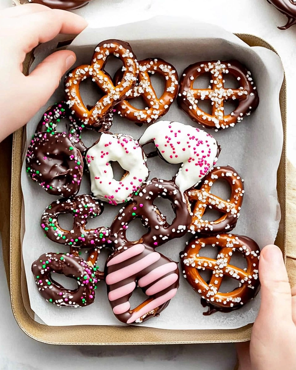 Valentine Chocolate Covered Pretzels for kids 50 Valentine Chocolate Covered Pretzels for kids