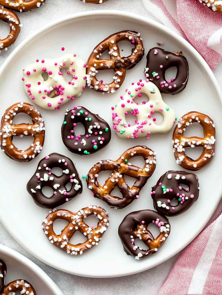 Valentine Chocolate Covered Pretzels for kids 51 Valentine Chocolate Covered Pretzels for kids