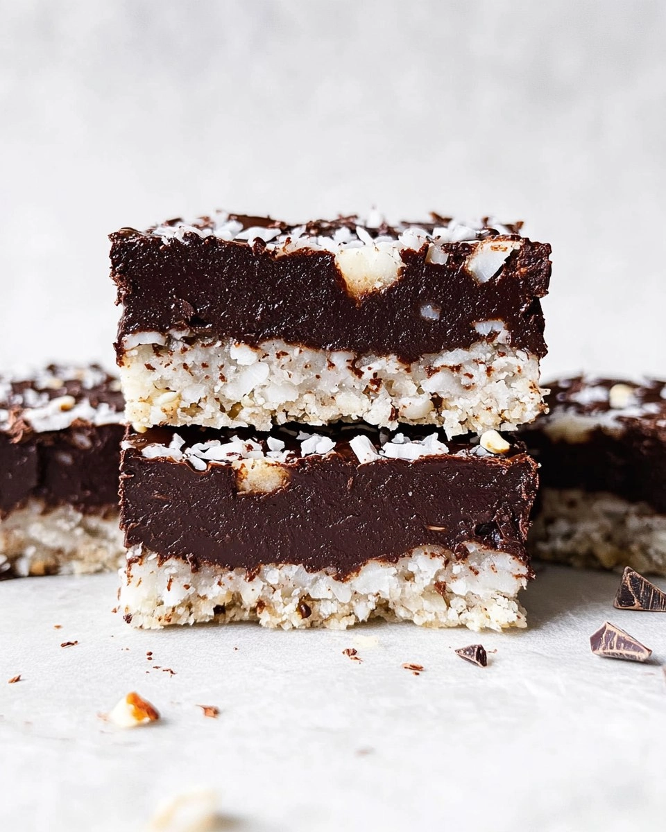 Valentine’s Day  Coconut-Chocolate Keto Bars