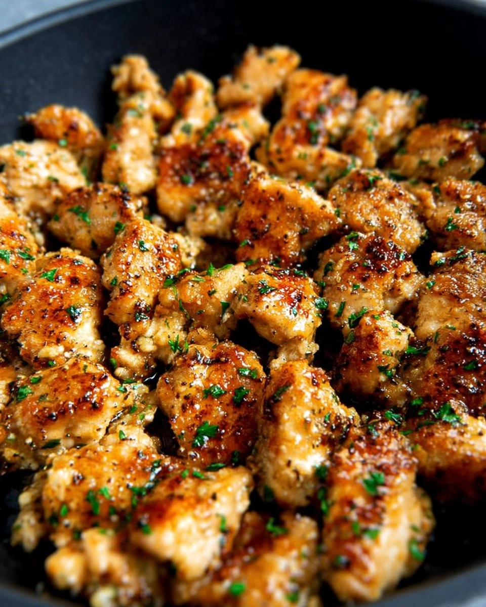 15-Minute Garlic Butter Chicken Bites | Easy One-Pan Recipe