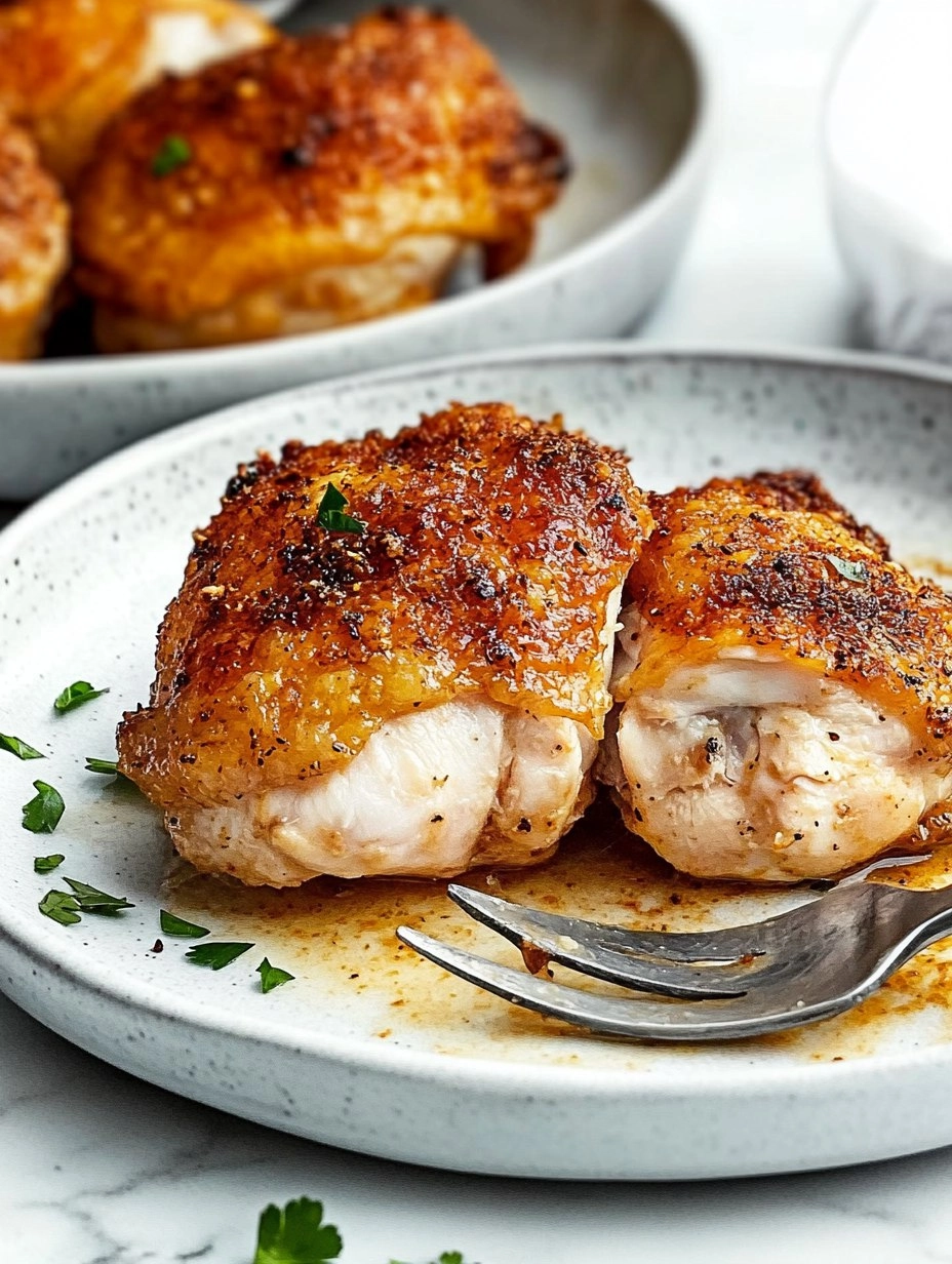 Baked Chicken Thighs | Juicy Oven-Roasted Chicken