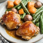 Baked Honey Garlic Chicken Thighs with Veggies 113 Baked-Honey-Garlic-Chicken-Thighs-with-Veggies-Recipe