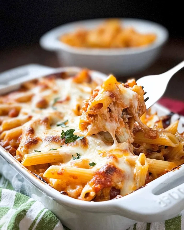 Baked-Penne-Cheesy-Oven-Baked-Pasta-Casserole-Recipe