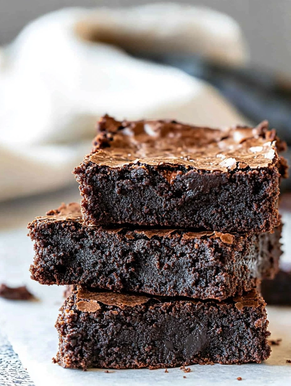 Brownies | Fudgy Dark Chocolate Brownies