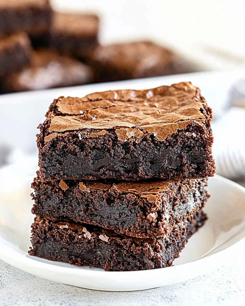 Brownies | Fudgy Dark Chocolate Brownies