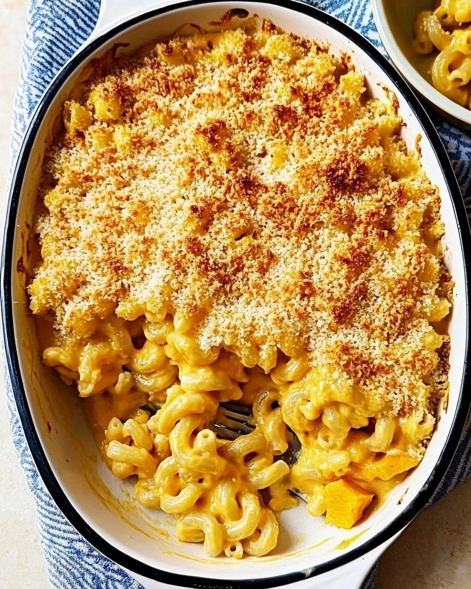 Cheesy Baked Butternut Squash Mac and Cheese